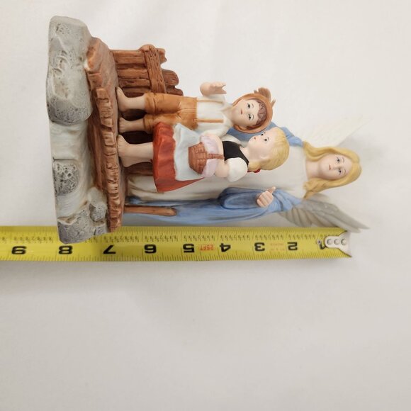 Vintage Guardian Angel 1995 HOMCO #8772 EUC 8" H x 4.5" L x 3" W - Picture 7 of 9